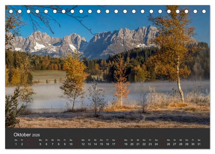 Produktbild: Der Wilde Kaiser, das Kletterparadies bei Kitzb&uuml;hel (Tischkalender 2026 DIN A5 quer), CALVENDO Monatskalender