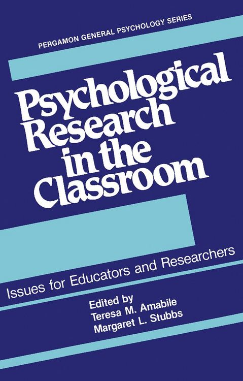 Produktbild: Psychological Research in the Classroom