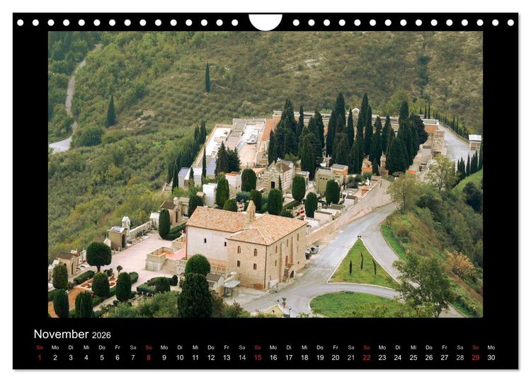 Produktbild: Auf den Spuren des Hl. Franziskus (Wandkalender 2026 DIN A4 quer), CALVENDO Monatskalender