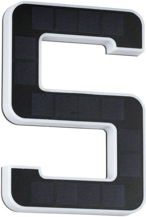 Produktbild: Paulmann 79846 Solar-Hausnummernleuchte 0.20W Warmwei&szlig; Schwarz