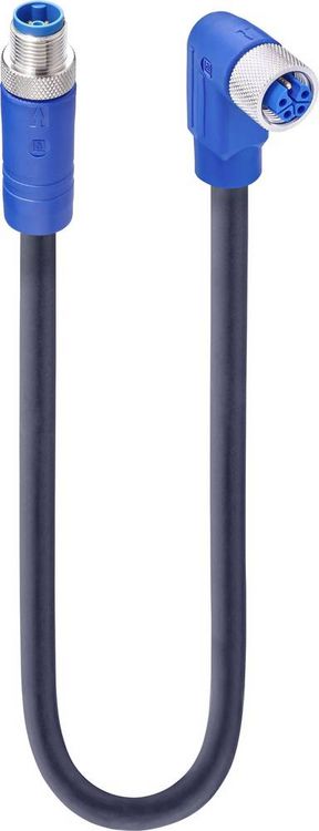 Produktbild: Lumberg Automation 934853054 Sensor-/Aktor-Steckverbinder, konfektioniert M12 Stecker, gerade, Kupplung, gewinkelt 10 m Polzahl: 5 1 St.