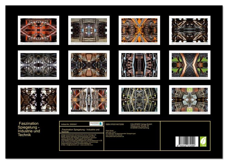 Produktbild: Faszination Spiegelung - Industrie und Technik (hochwertiger Premium Wandkalender 2026 DIN A2 quer), Kunstdruck in Hochglanz