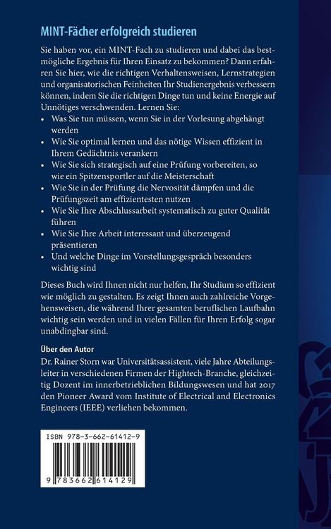 Produktbild: MINT-F&auml;cher erfolgreich studieren