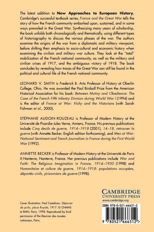 Produktbild: France and the Great War