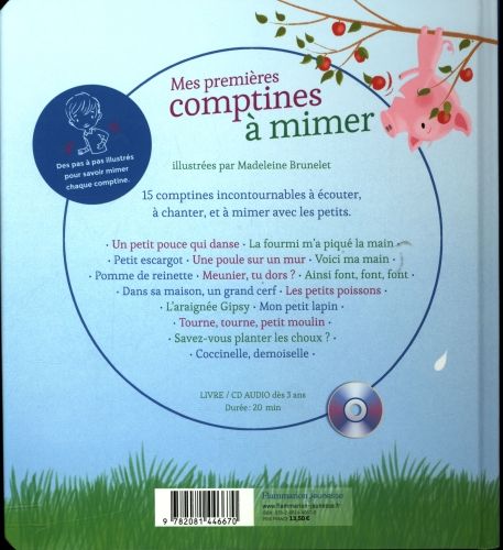 Produktbild: Mes premi&egrave;res comptines &agrave; mimer + 1 CD audio