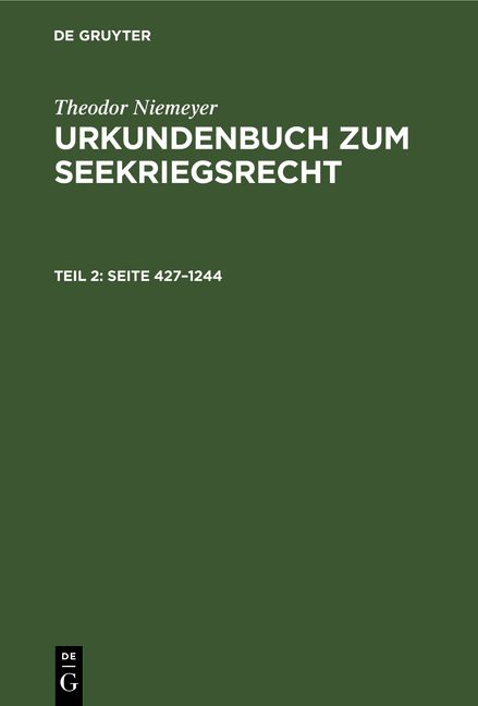 Produktbild: Seite 427&ndash;1244