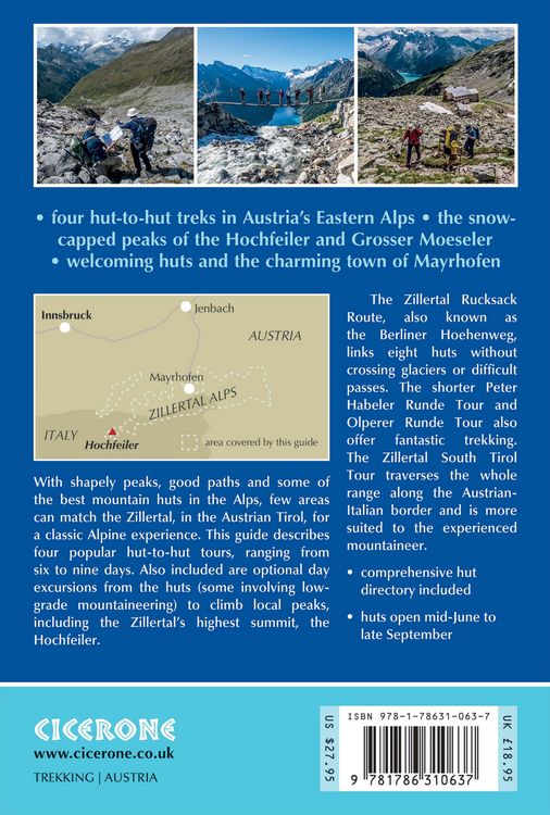 Produktbild: Trekking in Austria's Zillertal Alps