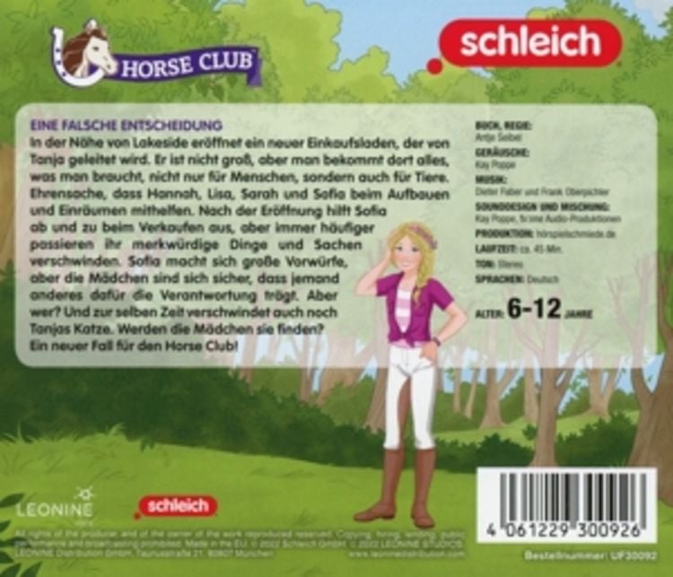 Produktbild: Schleich Horse Club CD 20