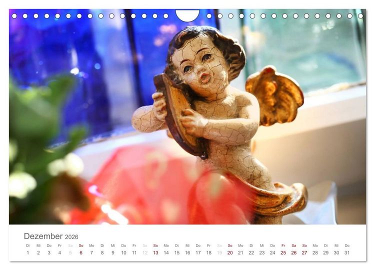 Produktbild: Engel in Haus und Garten (Wandkalender 2026 DIN A4 quer), CALVENDO Monatskalender