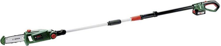 Produktbild: Bosch Home and Garden 06008B3100 UniversalChainPole 18 Akku Hochentaster Tragegurt, inkl. Akku, inkl. Ladeger&auml;t 18 V Li-Ion
