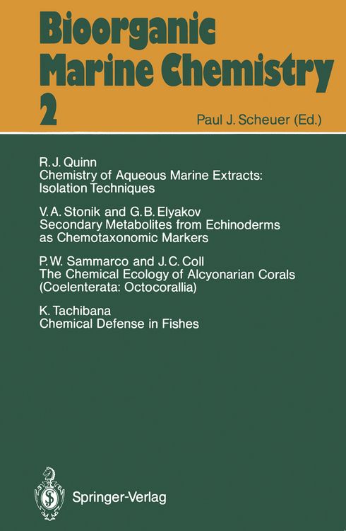 Produktbild: Bioorganic Marine Chemistry