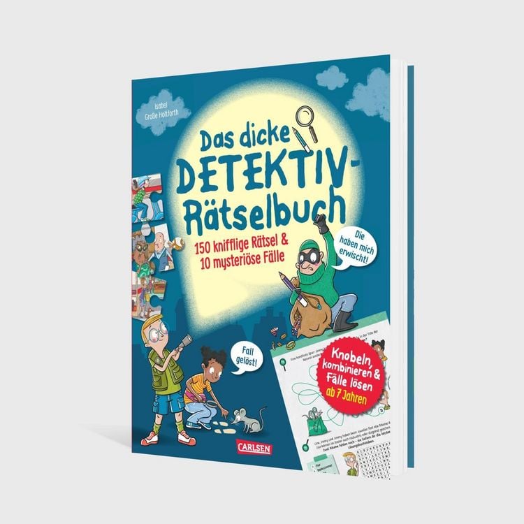 Produktbild: Das dicke Detektiv-R&auml;tselbuch