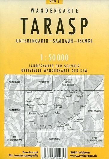 Produktbild: Swisstopo 1 : 50 000 Tarasp