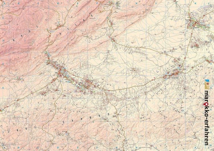 Produktbild: O10: Tinghir - Tinejdad - Goulmima - Oued Todgha + Stra&szlig;e der Kasbahs IV + GPS-Waypoints