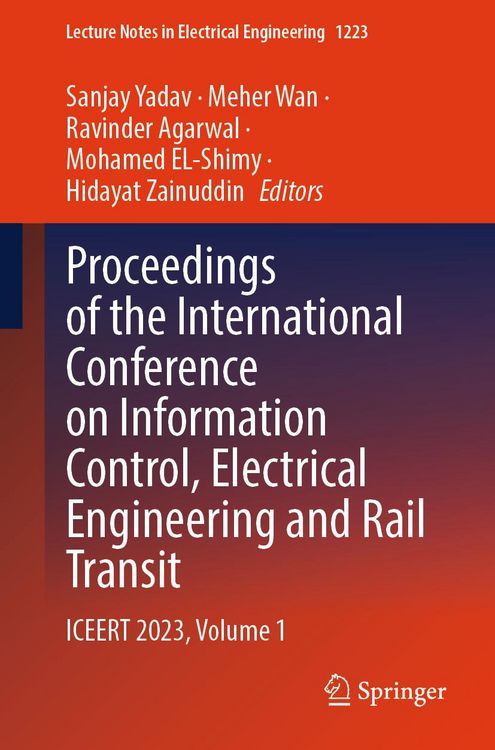 Produktbild: Proceedings of the International Conference on Information Control, Electrical Engineering and Rail Transit