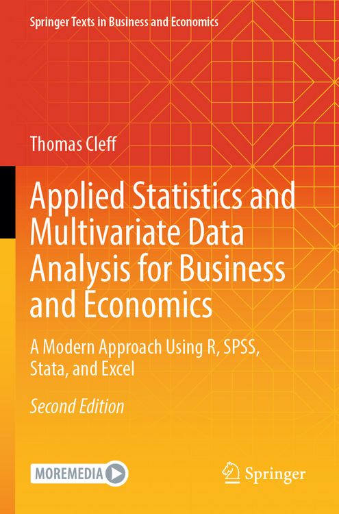 Produktbild: Applied Statistics and Multivariate Data Analysis for Business and Economics