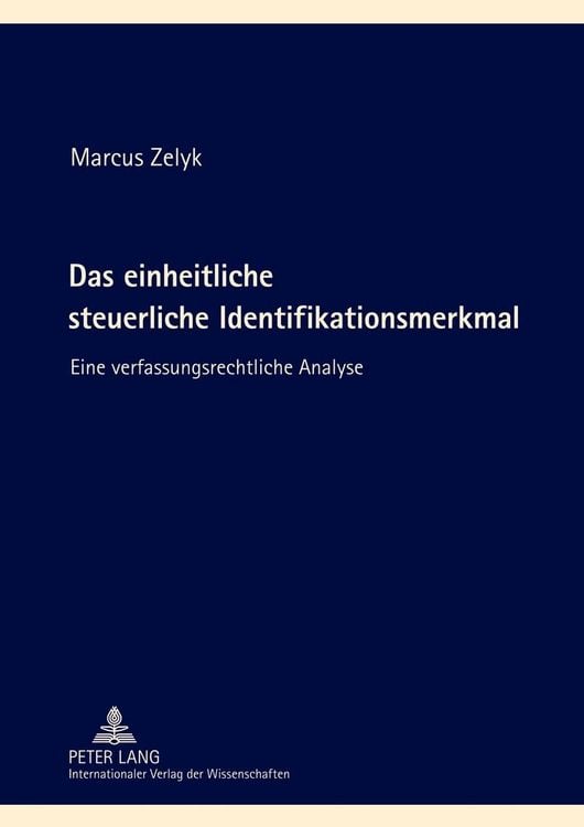 Produktbild: Das einheitliche steuerliche Identifikationsmerkmal