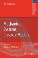 Produktbild: Mechanical Systems, Classical Models