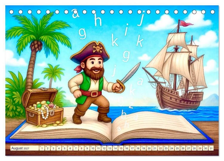 Produktbild: B&uuml;cher er&ouml;ffnen Welten (Tischkalender 2027 DIN A5 quer), CALVENDO Monatskalender