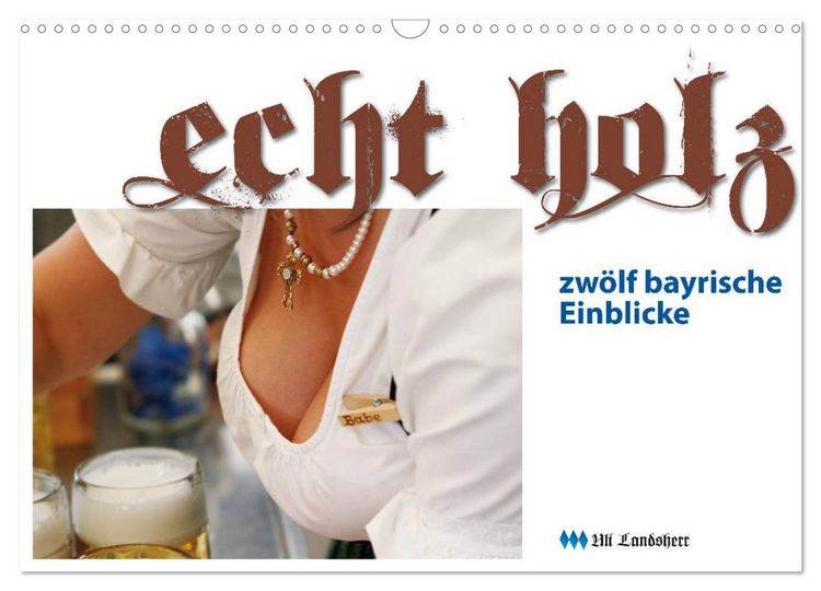 Produktbild: Echt Holz - Einblicke (Wandkalender 2026 DIN A3 quer), CALVENDO Monatskalender
