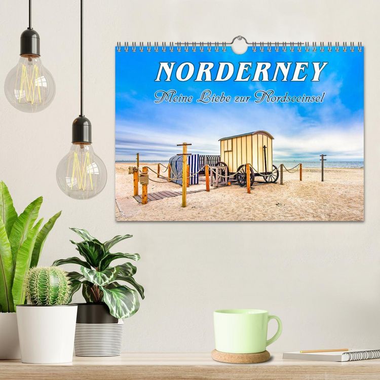 Produktbild: NORDERNEY - Meine Liebe zur Nordseeinsel (Wandkalender 2026 DIN A4 quer), CALVENDO Monatskalender