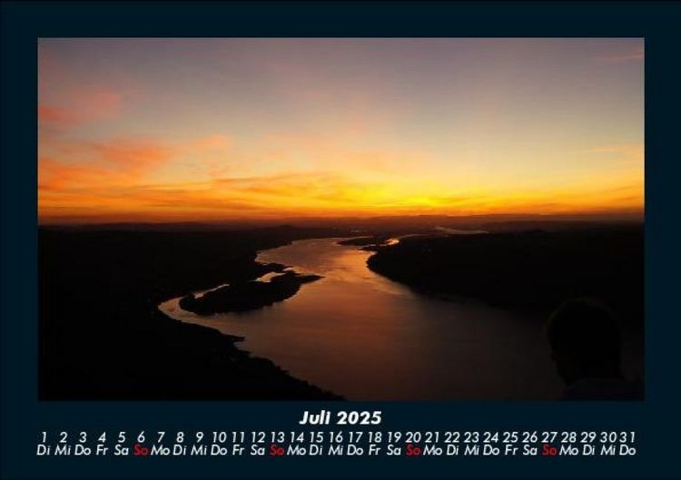 Produktbild: Sonnenuntergang 2025 Fotokalender DIN A5
