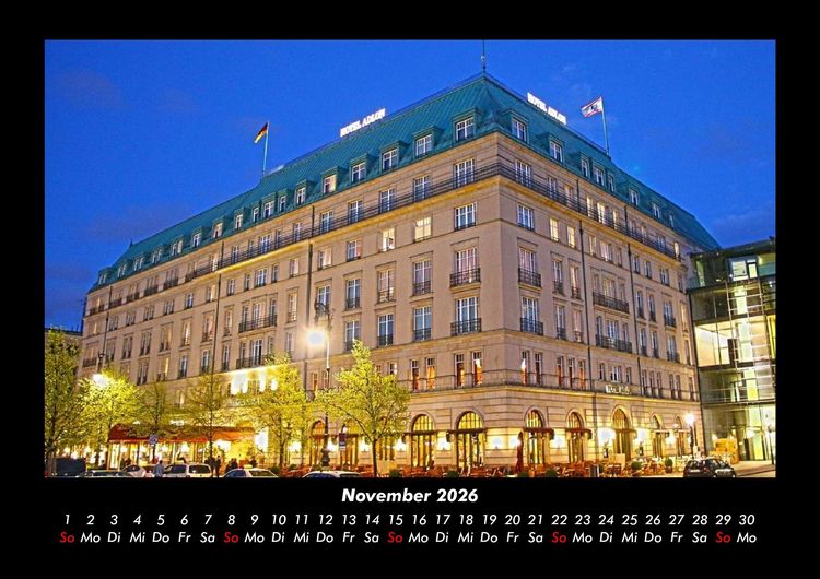 Produktbild: Berlin 2026 Fotokalender DIN A3