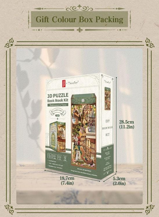 Produktbild: Book Nook DIY B&uuml;cherecke Shakespears Verse