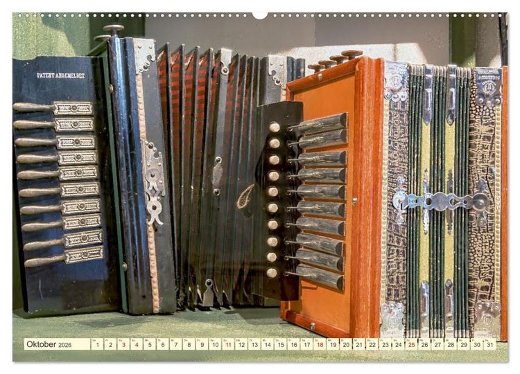 Produktbild: Concertina und Bandoneon (Wandkalender 2026 DIN A2 quer), CALVENDO Monatskalender