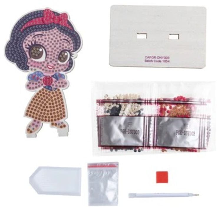 Produktbild: Craft Buddy CAFGR-DNY003 - Crystal Art Buddies, Snow White Disney Series 2, Schneewittchen, Figur 11cm, Kristallkunst-Bastelset