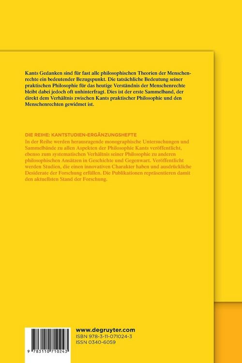 Produktbild: Kant und Menschenrechte