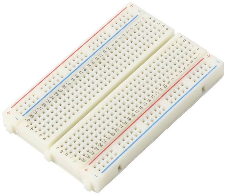 Produktbild: TRU COMPONENTS Steckplatine Bus-Stripe ausklappbar Polzahl Gesamt 400 (L x B) 82.5 cm x 5.46 cm 1 St.