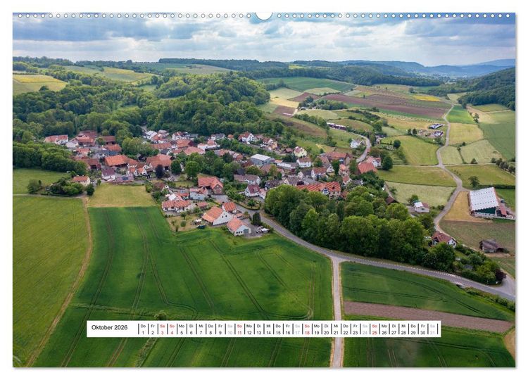 Produktbild: Die Ringgau D&ouml;rfer (Wandkalender 2026 DIN A2 quer), CALVENDO Monatskalender