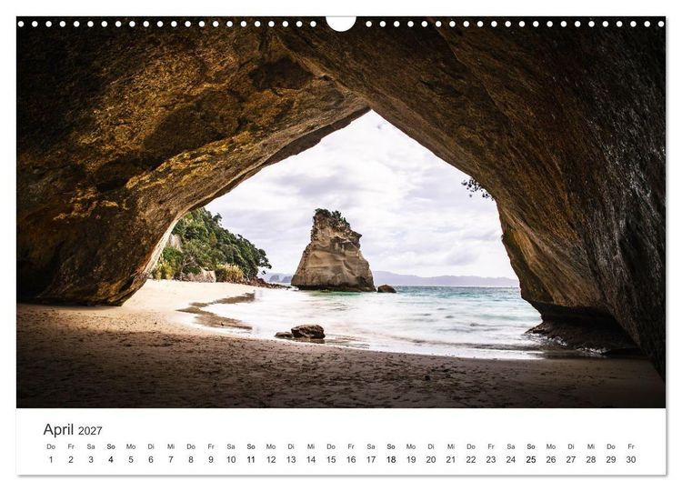 Produktbild: Naturschauspiel Neuseeland (Wandkalender 2027 DIN A3 quer), CALVENDO Monatskalender