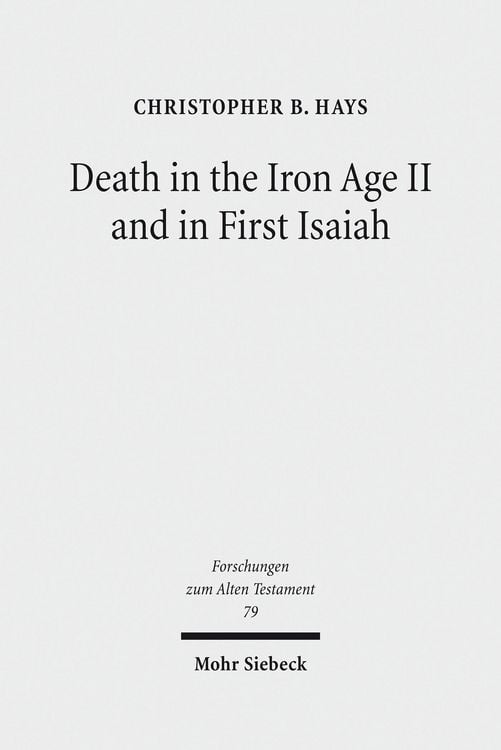 Produktbild: Death in the Iron Age II and in First Isaiah