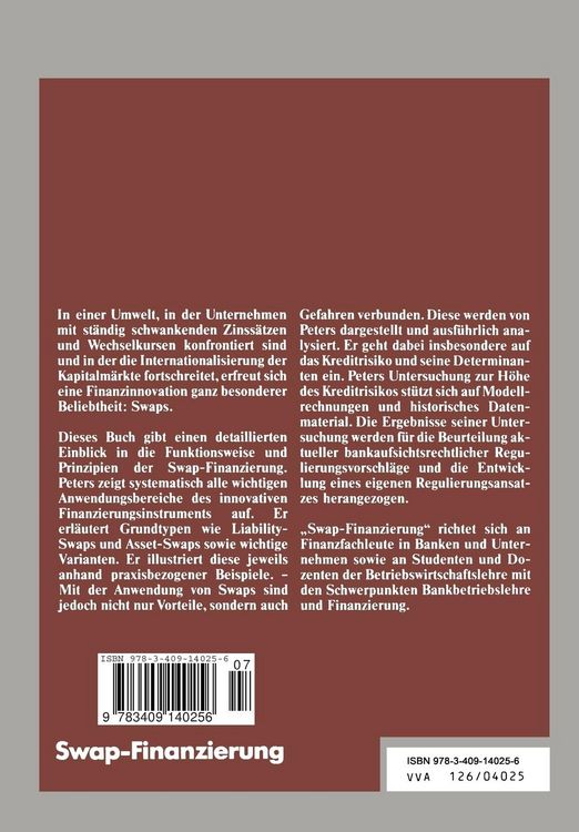 Produktbild: Swap-Finanzierung