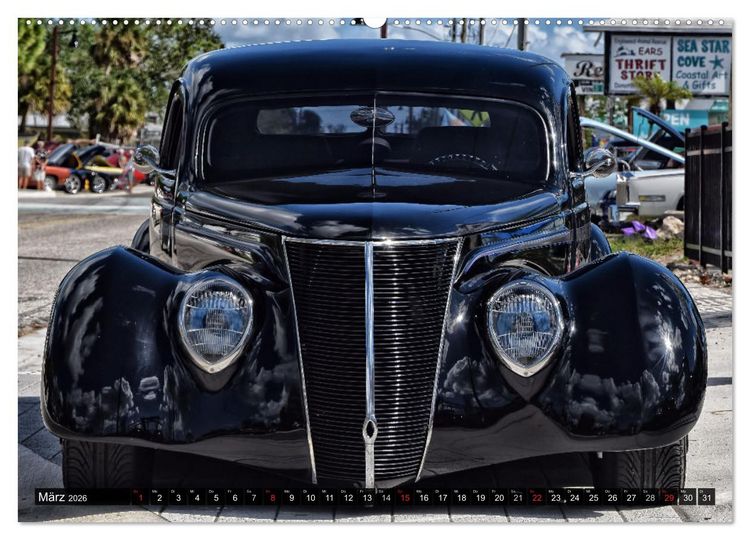 Produktbild: American Hot Rod (hochwertiger Premium Wandkalender 2026 DIN A2 quer), Kunstdruck in Hochglanz