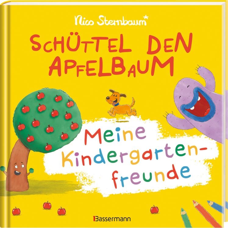 Produktbild: Sch&uuml;ttel den Apfelbaum - Meine Kindergartenfreunde. Eintragbuch f&uuml;r Kinder ab 3 Jahren