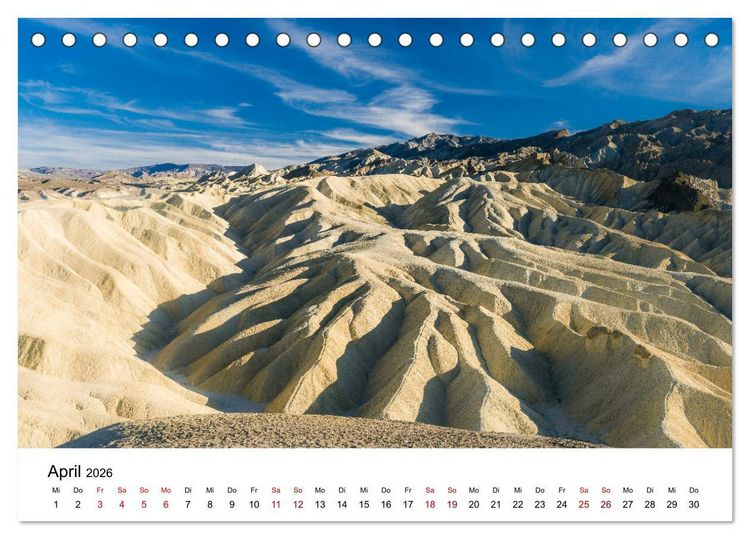 Produktbild: Naturparadiese zwischen Los Angeles und Las Vegas (Tischkalender 2026 DIN A5 quer), CALVENDO Monatskalender