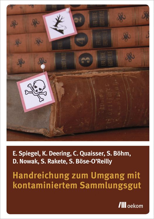 Produktbild: Handreichung zum Umgang mit kontaminiertem Sammlungsgut