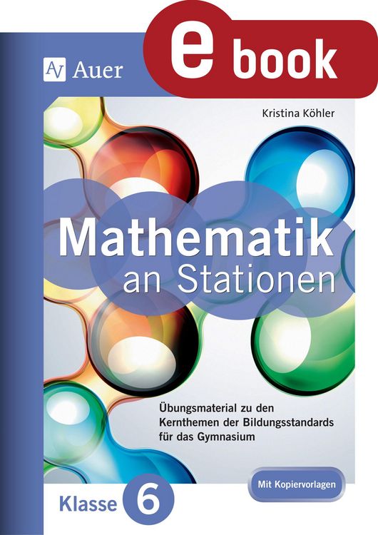 Produktbild: Mathe an Stationen 6 Gymnasium