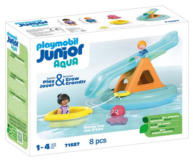 Produktbild: 71687 JUNIOR Badeinsel mit Wasserrutsche
