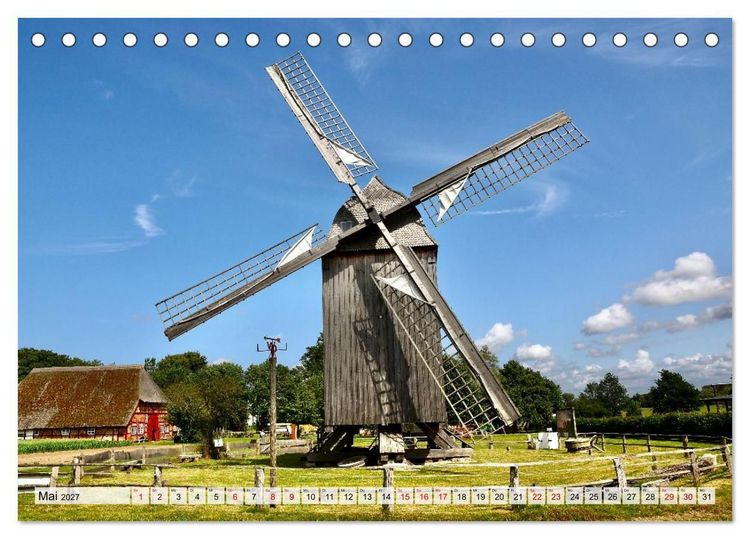 Produktbild: Fischland: zwischen Ostsee und Bodden (Tischkalender 2027 DIN A5 quer), CALVENDO Monatskalender
