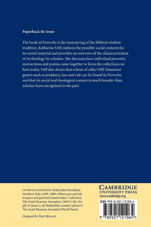 Produktbild: The Book of Proverbs in Social and Theological Context