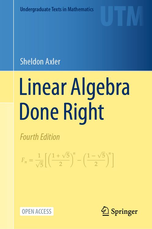 Produktbild: Linear Algebra Done Right