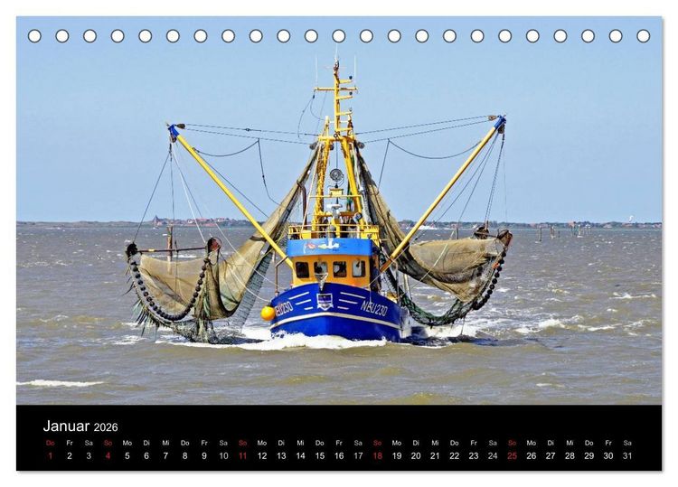 Produktbild: Ostfriesische Inseln (Tischkalender 2026 DIN A5 quer), CALVENDO Monatskalender