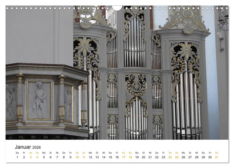 Produktbild: Fantastische Welt der Orgeln (Wandkalender 2026 DIN A3 quer), CALVENDO Monatskalender
