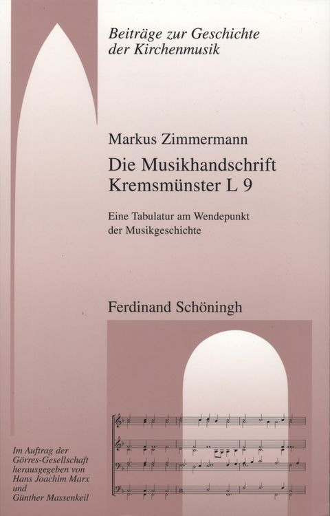Produktbild: Die Musikhandschrift Kremsm&uuml;nster L 9