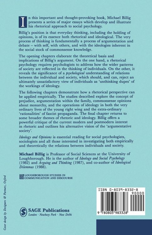 Produktbild: Ideology and Opinions