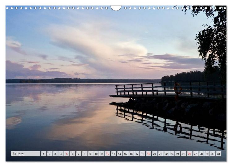 Produktbild: FINNLAND Traumhafte Landschaften (Wandkalender 2026 DIN A3 quer), CALVENDO Monatskalender